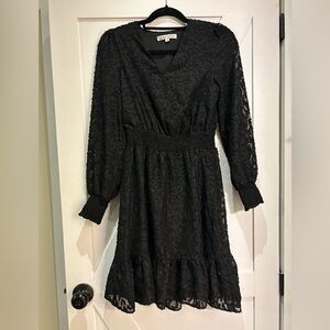 Black XS Long Sleeve Dress